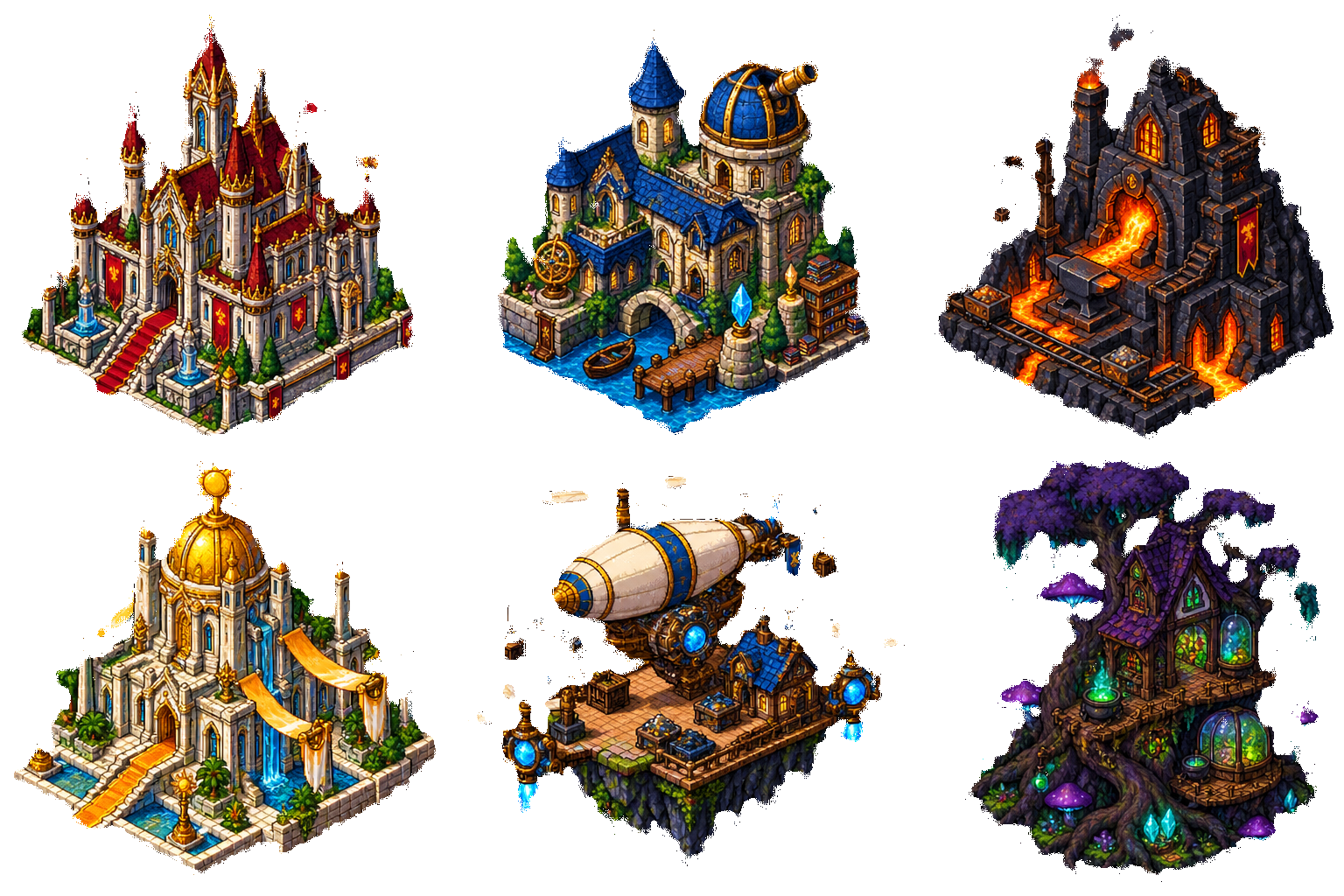 Isometric landmarks across six cities